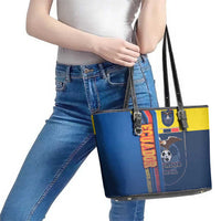 Ecuador Football Leather Tote Bag La Tricolor Soccer - Road To Champion - Wonder Print Shop