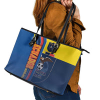 Ecuador Football Leather Tote Bag La Tricolor Soccer - Road To Champion - Wonder Print Shop