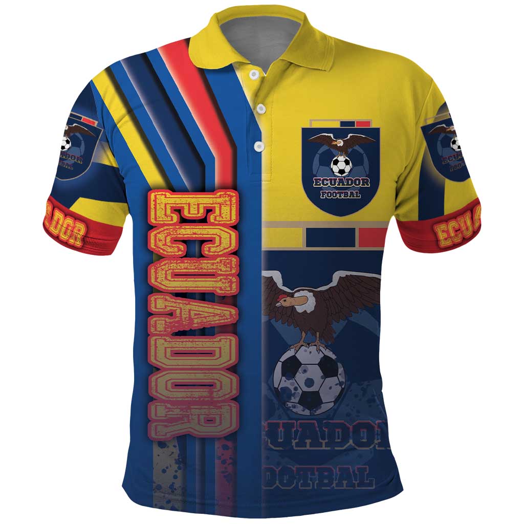 Ecuador Football Polo Shirt La Tricolor Soccer - Road To Champion - Wonder Print Shop
