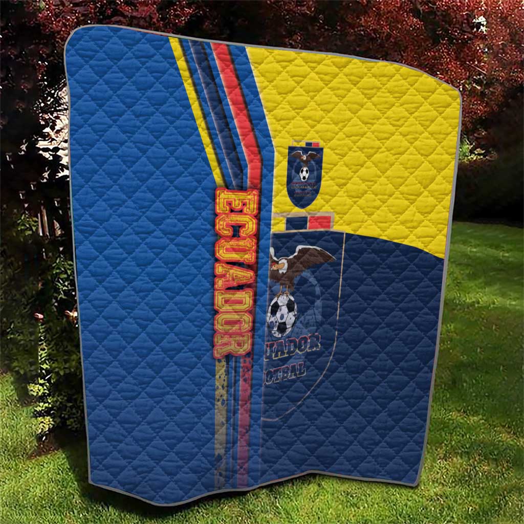 Ecuador Football Quilt La Tricolor Soccer - Road To Champion - Wonder Print Shop