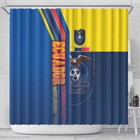 Ecuador Football Shower Curtain La Tricolor Soccer - Road To Champion