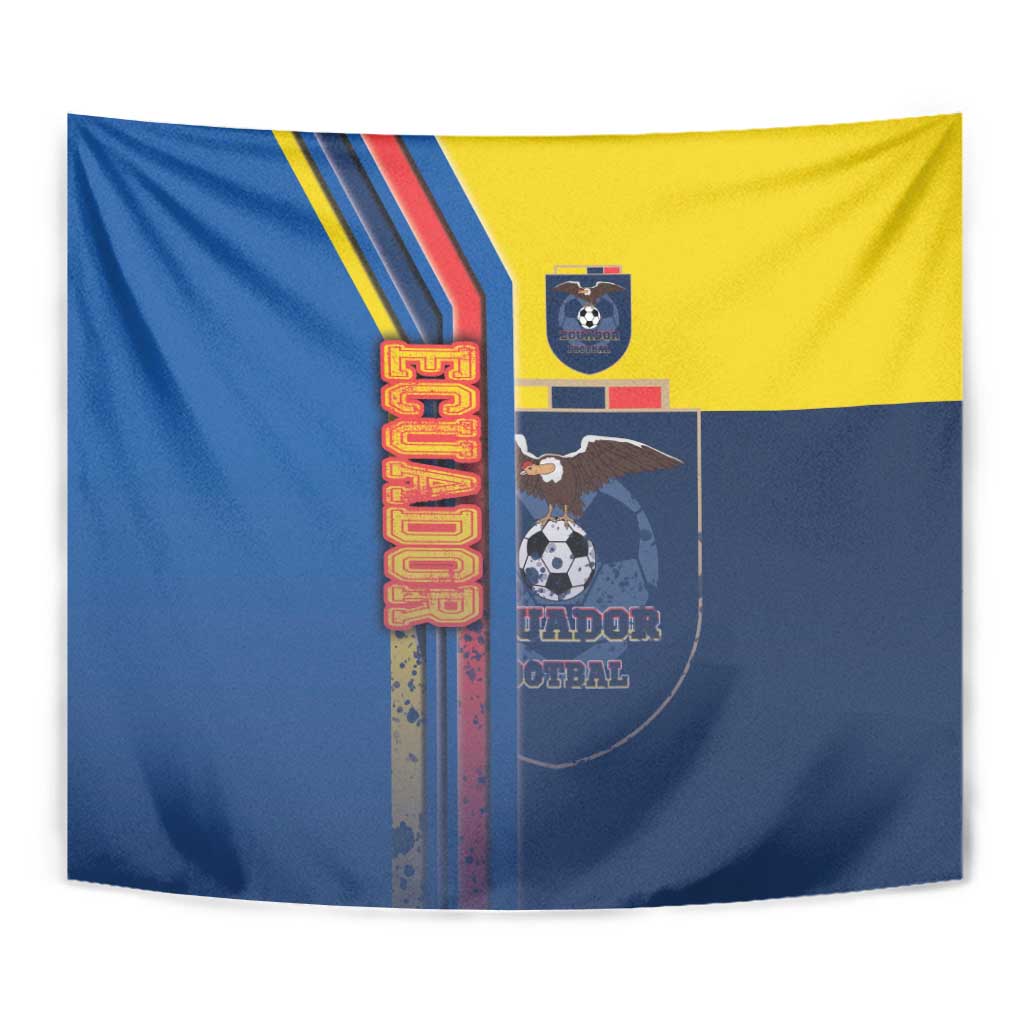 Ecuador Football Tapestry La Tricolor Soccer - Road To Champion - Wonder Print Shop