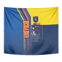 Ecuador Football Tapestry La Tricolor Soccer - Road To Champion - Wonder Print Shop