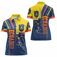 Ecuador Football Women Polo Shirt La Tricolor Soccer - Road To Champion - Wonder Print Shop