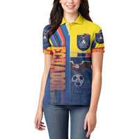 Ecuador Football Women Polo Shirt La Tricolor Soccer - Road To Champion - Wonder Print Shop