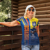 Ecuador Football Women Polo Shirt La Tricolor Soccer - Road To Champion - Wonder Print Shop