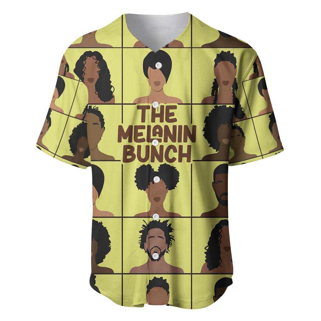 The Melanin Bunch Baseball Jersey Africa Black People