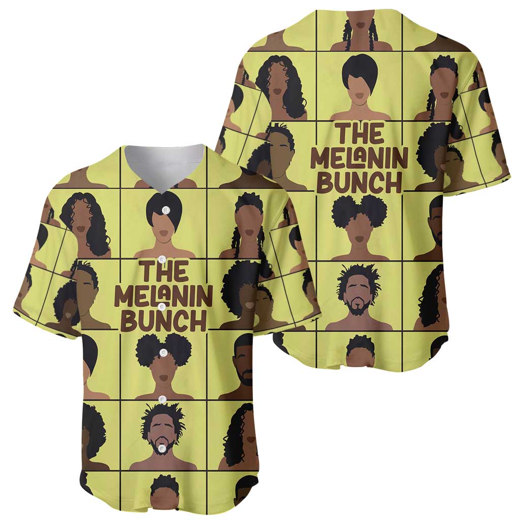The Melanin Bunch Baseball Jersey Africa Black People