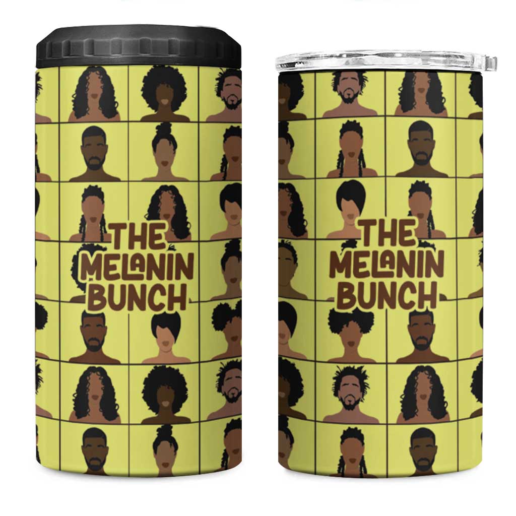 The Melanin Bunch 4 in 1 Can Cooler Tumbler Africa Black People