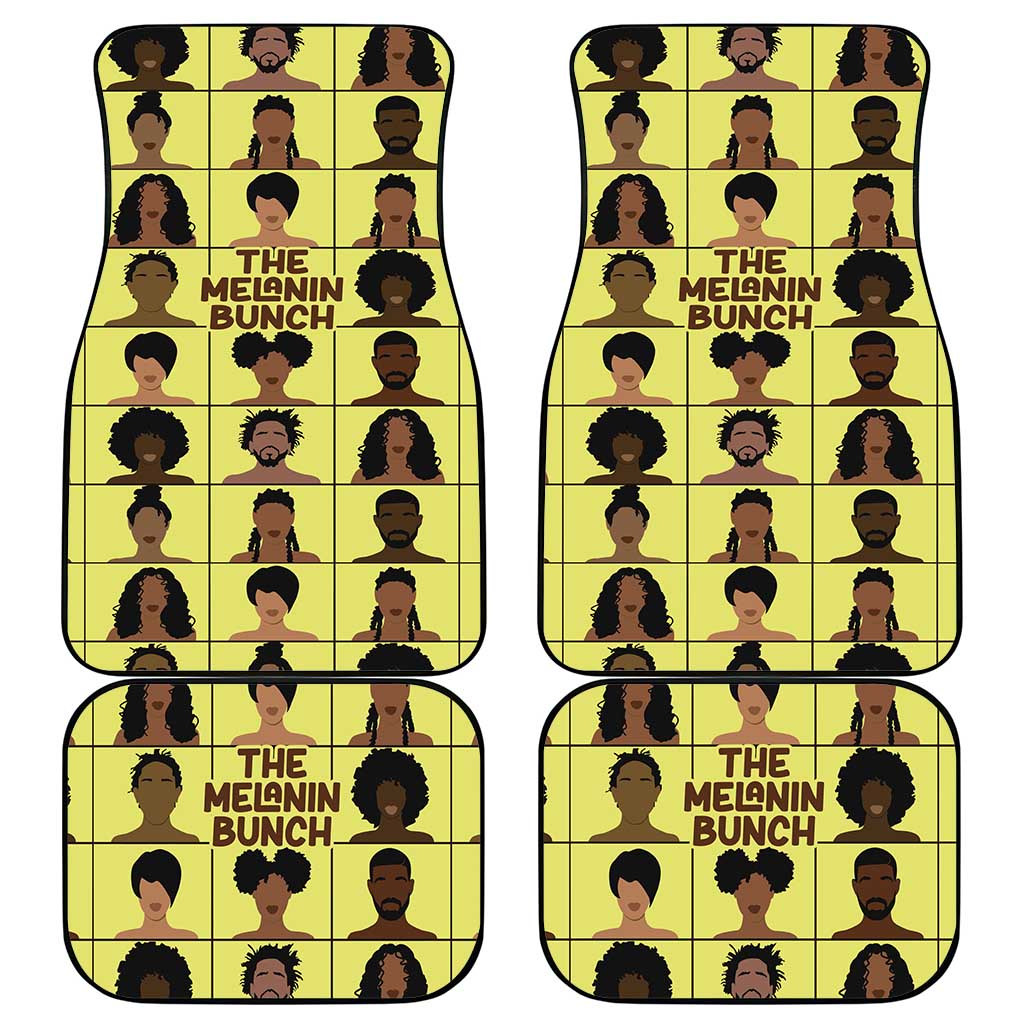 The Melanin Bunch Car Mats Africa Black People