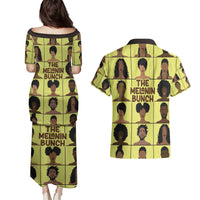 The Melanin Bunch Couples Matching Puletasi and Hawaiian Shirt Africa Black People