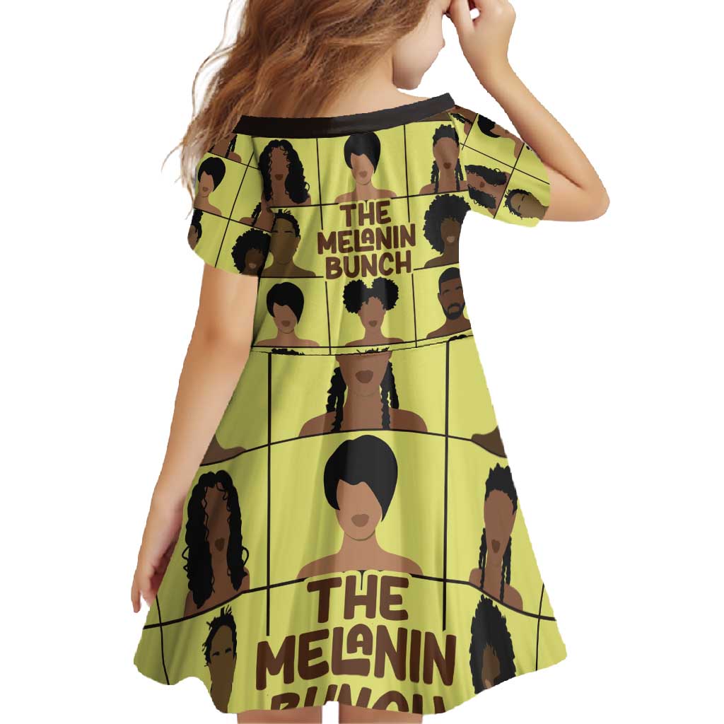 The Melanin Bunch Family Matching Long Sleeve Bodycon Dress and Hawaiian Shirt Africa Black People