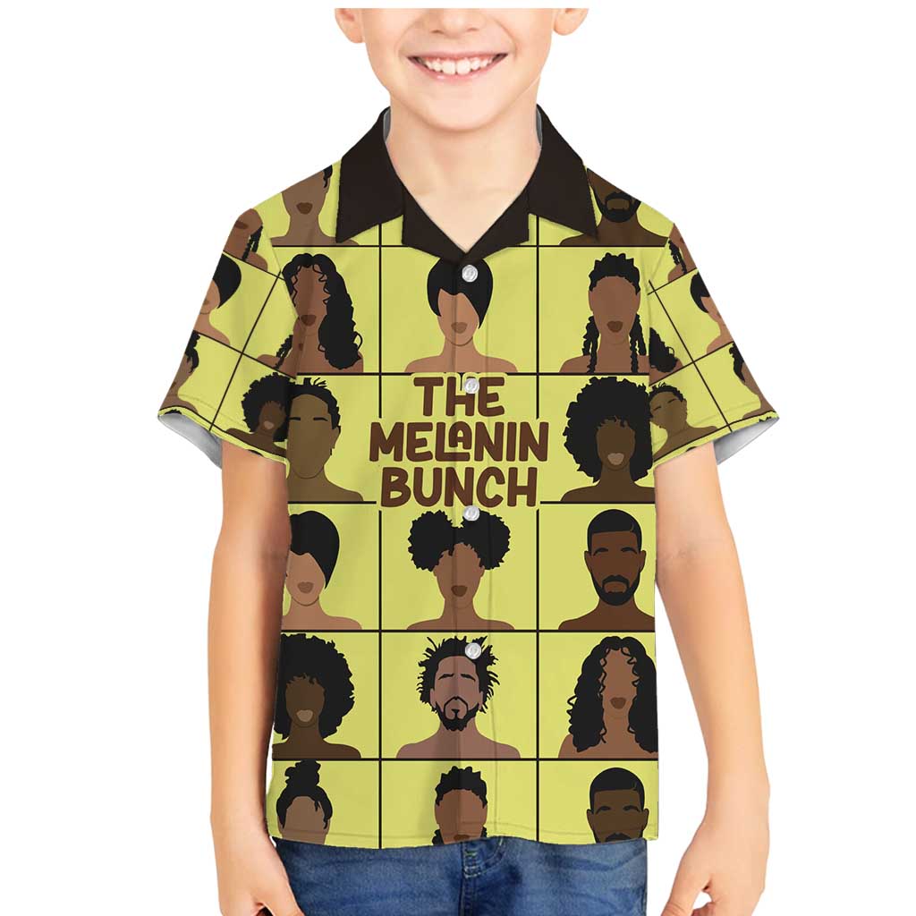 The Melanin Bunch Family Matching Mermaid Dress and Hawaiian Shirt Africa Black People
