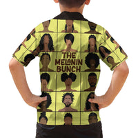 The Melanin Bunch Family Matching Off The Shoulder Long Sleeve Dress and Hawaiian Shirt Africa Black People
