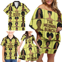 The Melanin Bunch Family Matching Off Shoulder Short Dress and Hawaiian Shirt Africa Black People