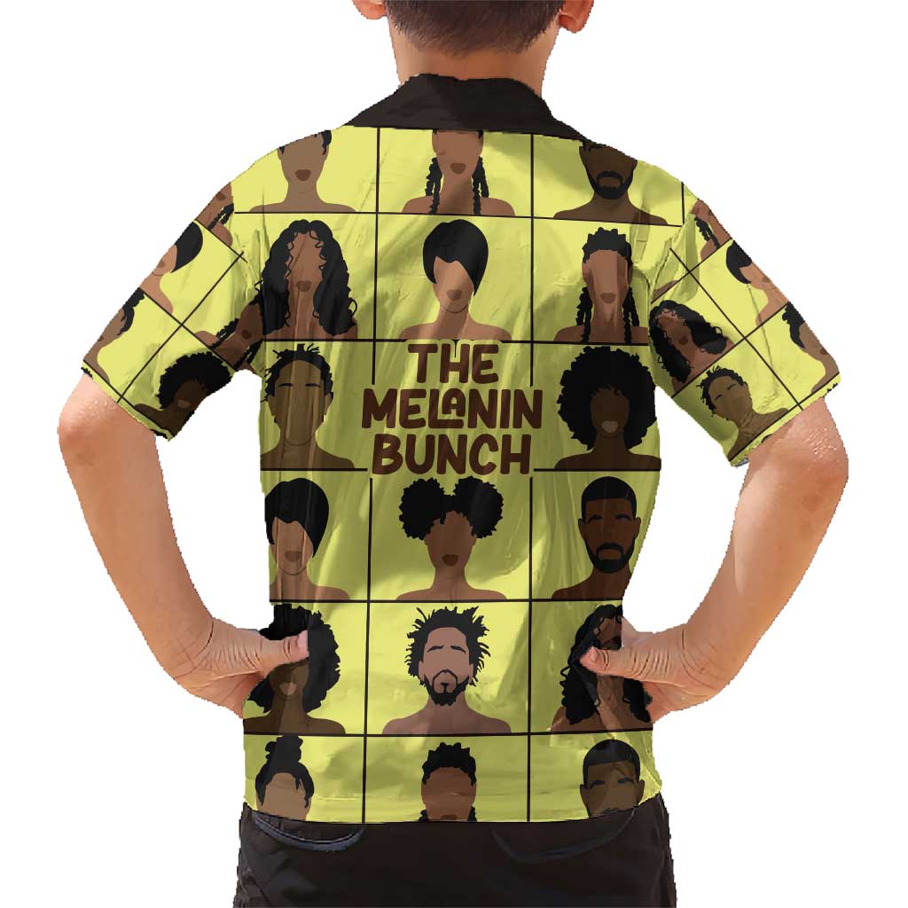 The Melanin Bunch Family Matching Short Sleeve Bodycon Dress and Hawaiian Shirt Africa Black People
