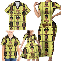 The Melanin Bunch Family Matching Short Sleeve Bodycon Dress and Hawaiian Shirt Africa Black People