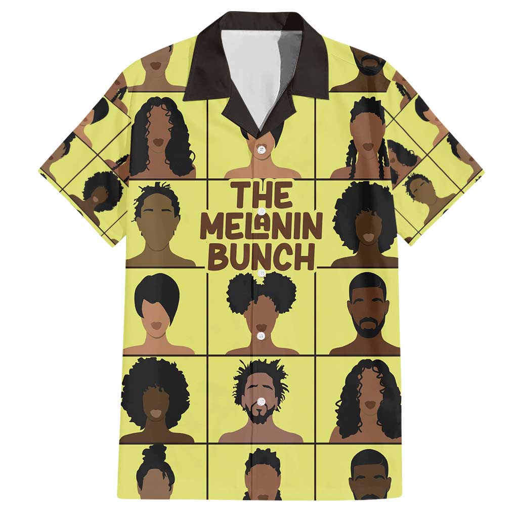 The Melanin Bunch Family Matching Short Sleeve Bodycon Dress and Hawaiian Shirt Africa Black People