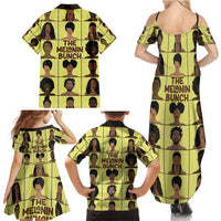 The Melanin Bunch Family Matching Summer Maxi Dress and Hawaiian Shirt Africa Black People