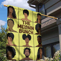 The Melanin Bunch Garden Flag Africa Black People