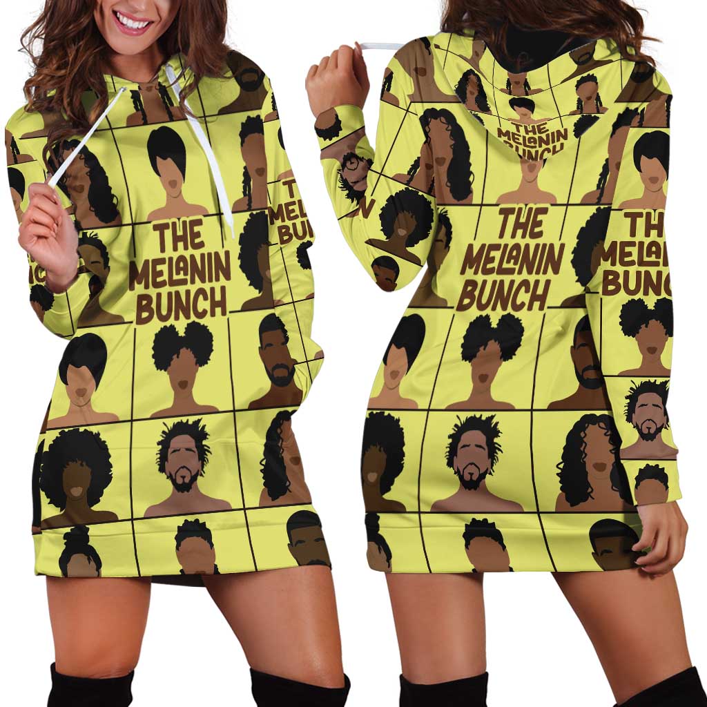 The Melanin Bunch Hoodie Dress Africa Black People