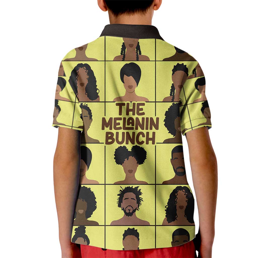 The Melanin Bunch Kid Polo Shirt Africa Black People