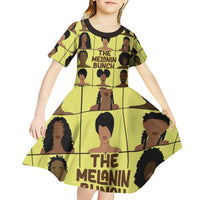 The Melanin Bunch Kid Short Sleeve Dress Africa Black People