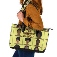 The Melanin Bunch Leather Tote Bag Africa Black People
