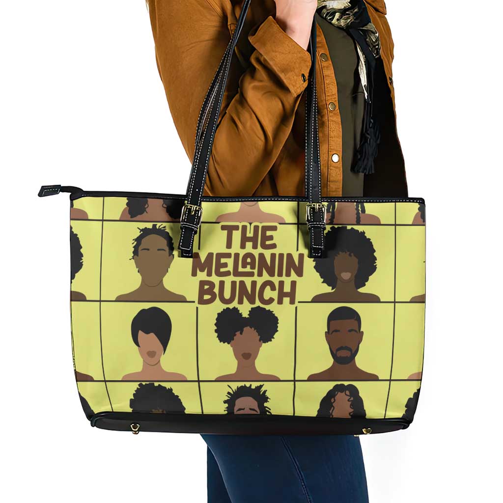 The Melanin Bunch Leather Tote Bag Africa Black People