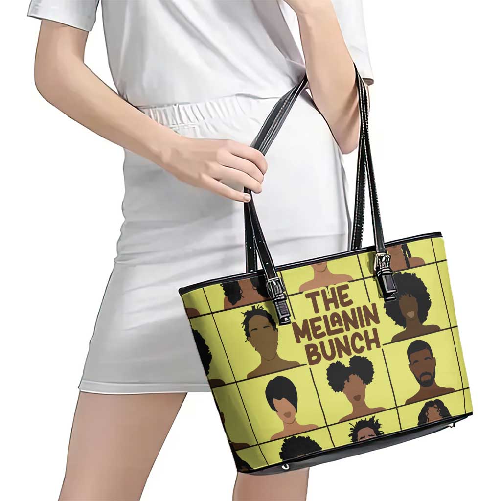 The Melanin Bunch Leather Tote Bag Africa Black People