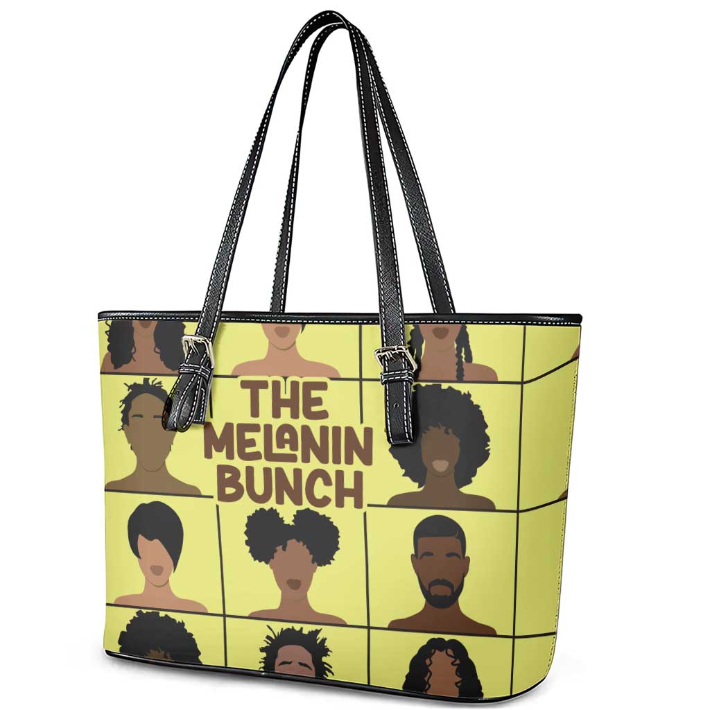 The Melanin Bunch Leather Tote Bag Africa Black People