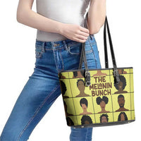 The Melanin Bunch Leather Tote Bag Africa Black People