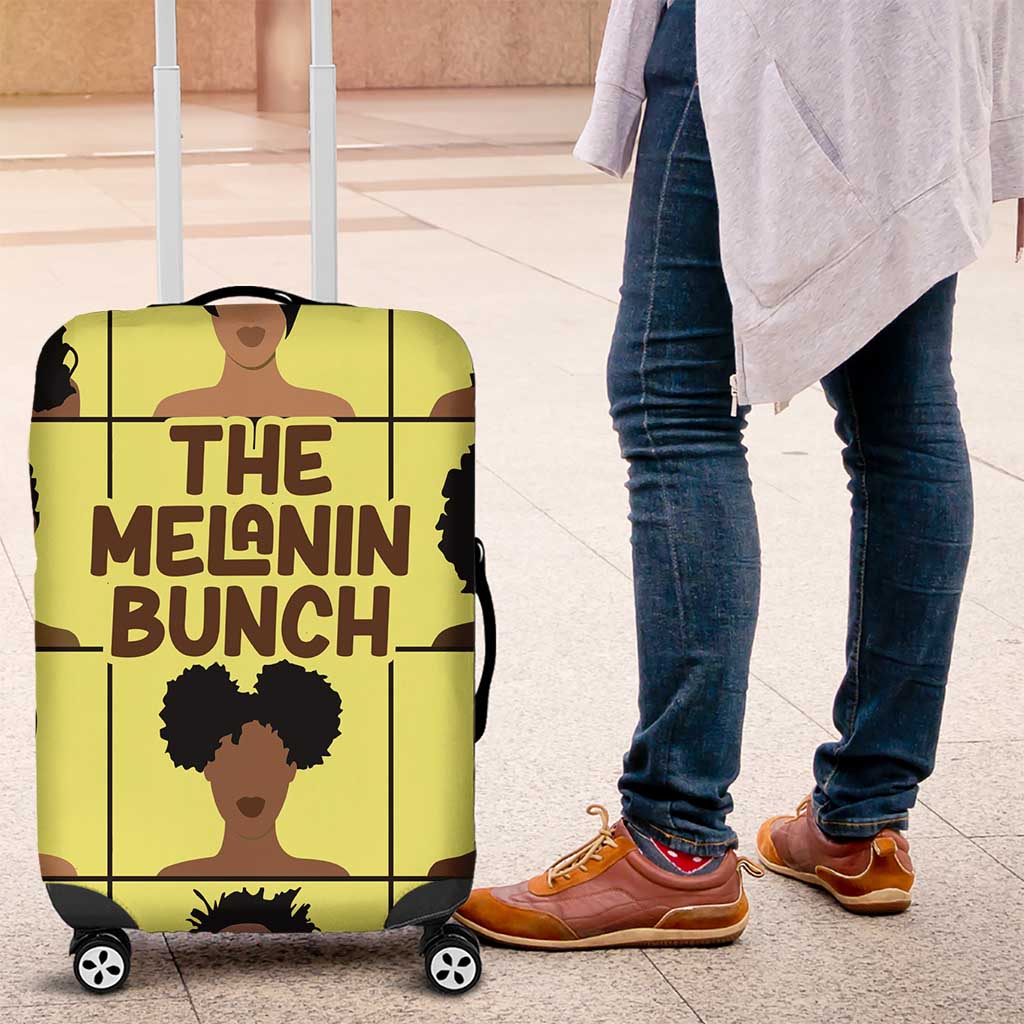 The Melanin Bunch Luggage Cover Africa Black People