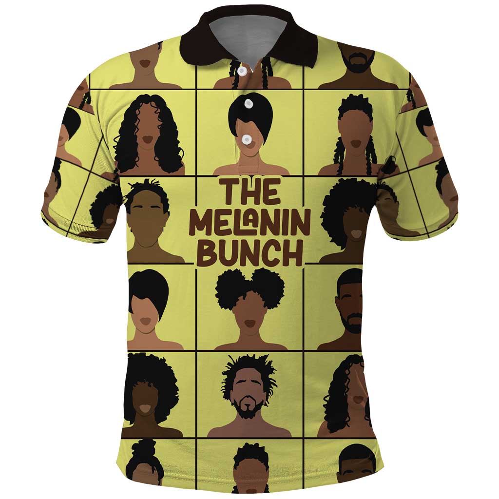 The Melanin Bunch Polo Shirt Africa Black People
