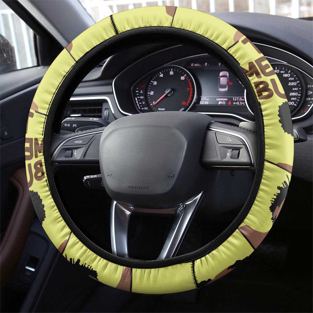 The Melanin Bunch Steering Wheel Cover Africa Black People - Wonder Print Shop