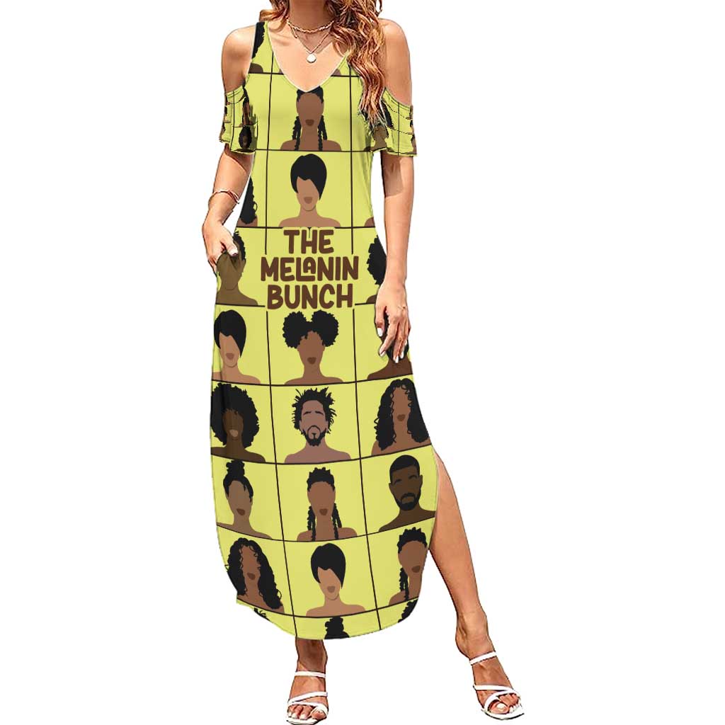 The Melanin Bunch Summer Maxi Dress Africa Black People - Wonder Print Shop