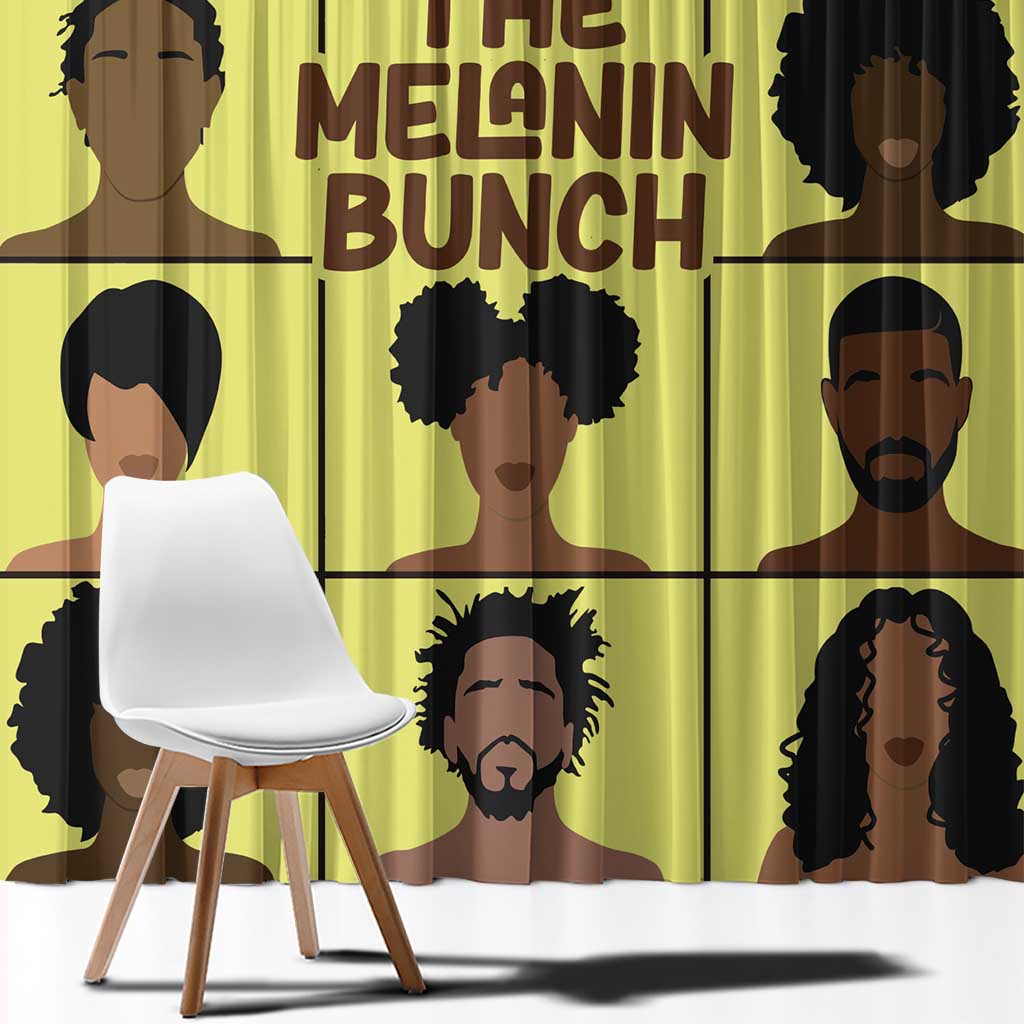 The Melanin Bunch Window Curtain Africa Black People - Wonder Print Shop