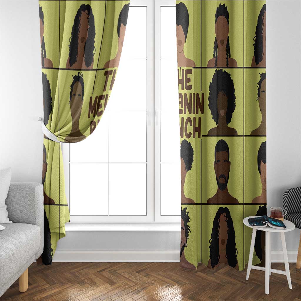 The Melanin Bunch Window Curtain Africa Black People - Wonder Print Shop