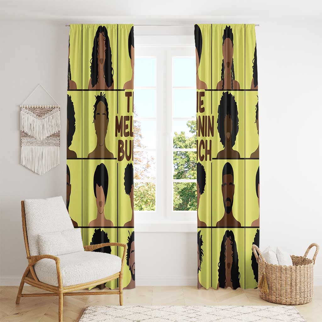 The Melanin Bunch Window Curtain Africa Black People - Wonder Print Shop