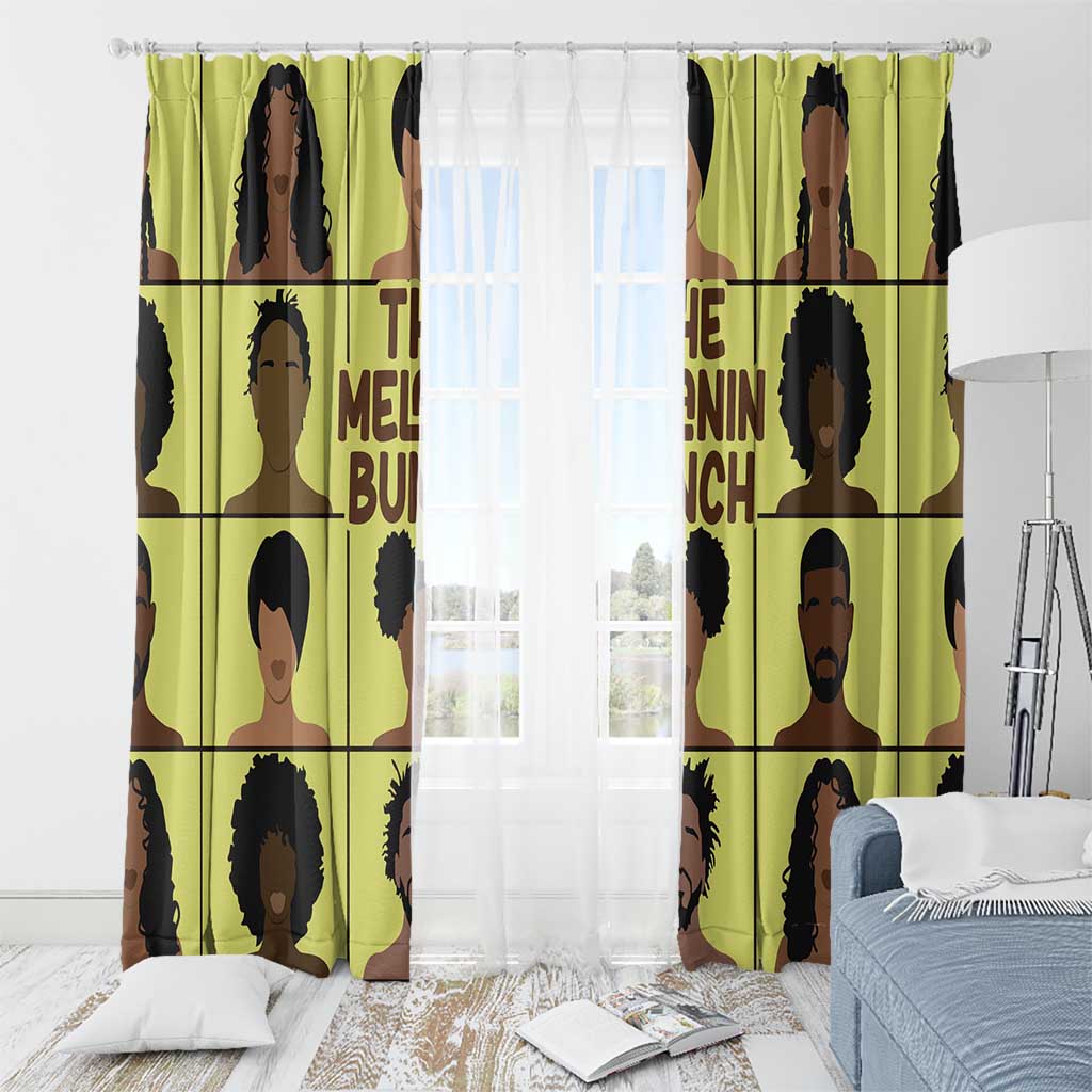The Melanin Bunch Window Curtain Africa Black People - Wonder Print Shop