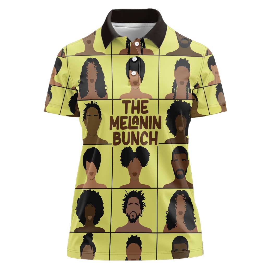The Melanin Bunch Women Polo Shirt Africa Black People - Wonder Print Shop