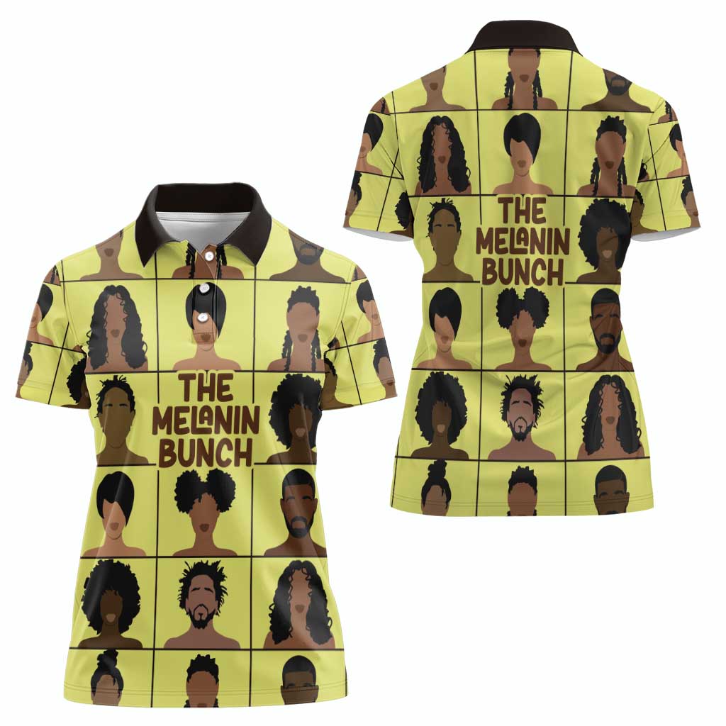 The Melanin Bunch Women Polo Shirt Africa Black People - Wonder Print Shop