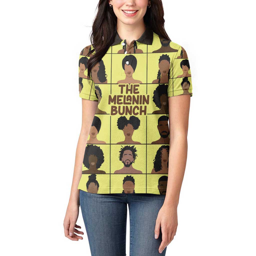 The Melanin Bunch Women Polo Shirt Africa Black People - Wonder Print Shop