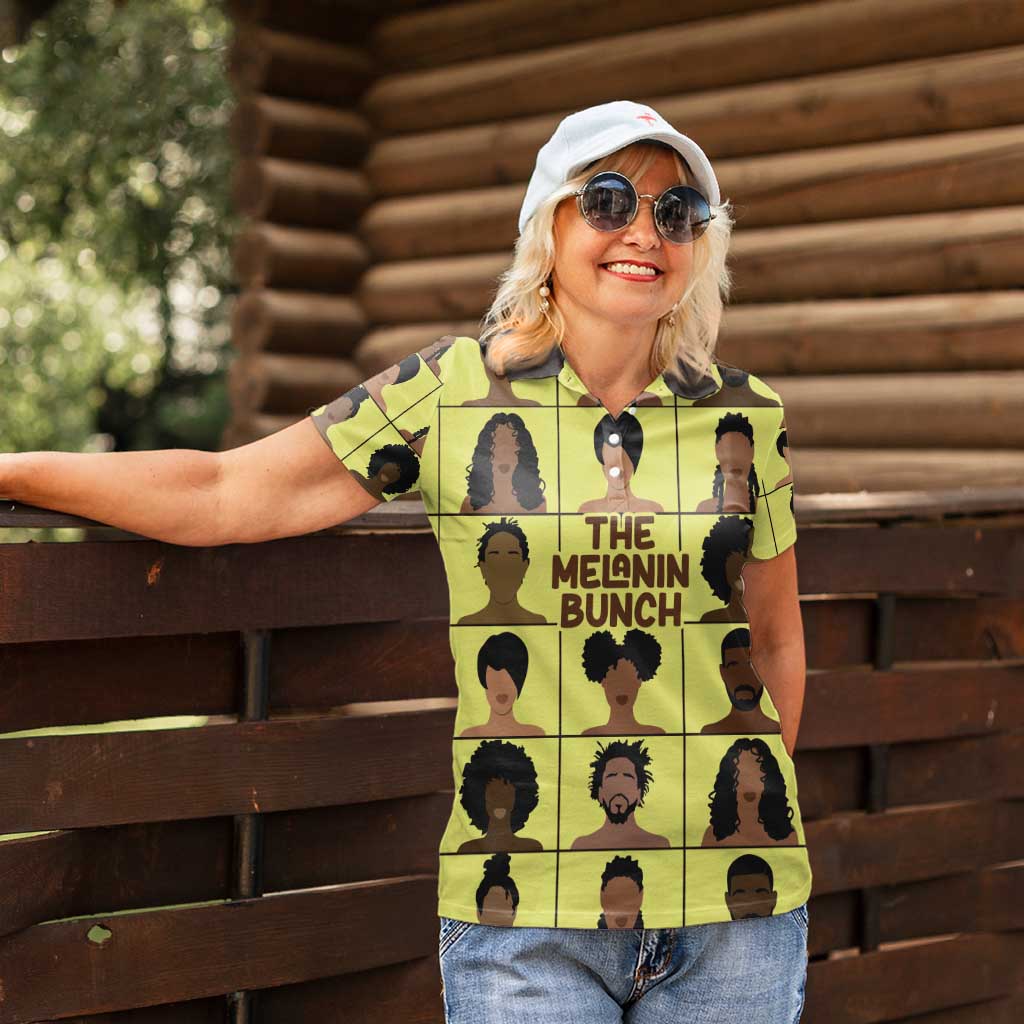 The Melanin Bunch Women Polo Shirt Africa Black People - Wonder Print Shop