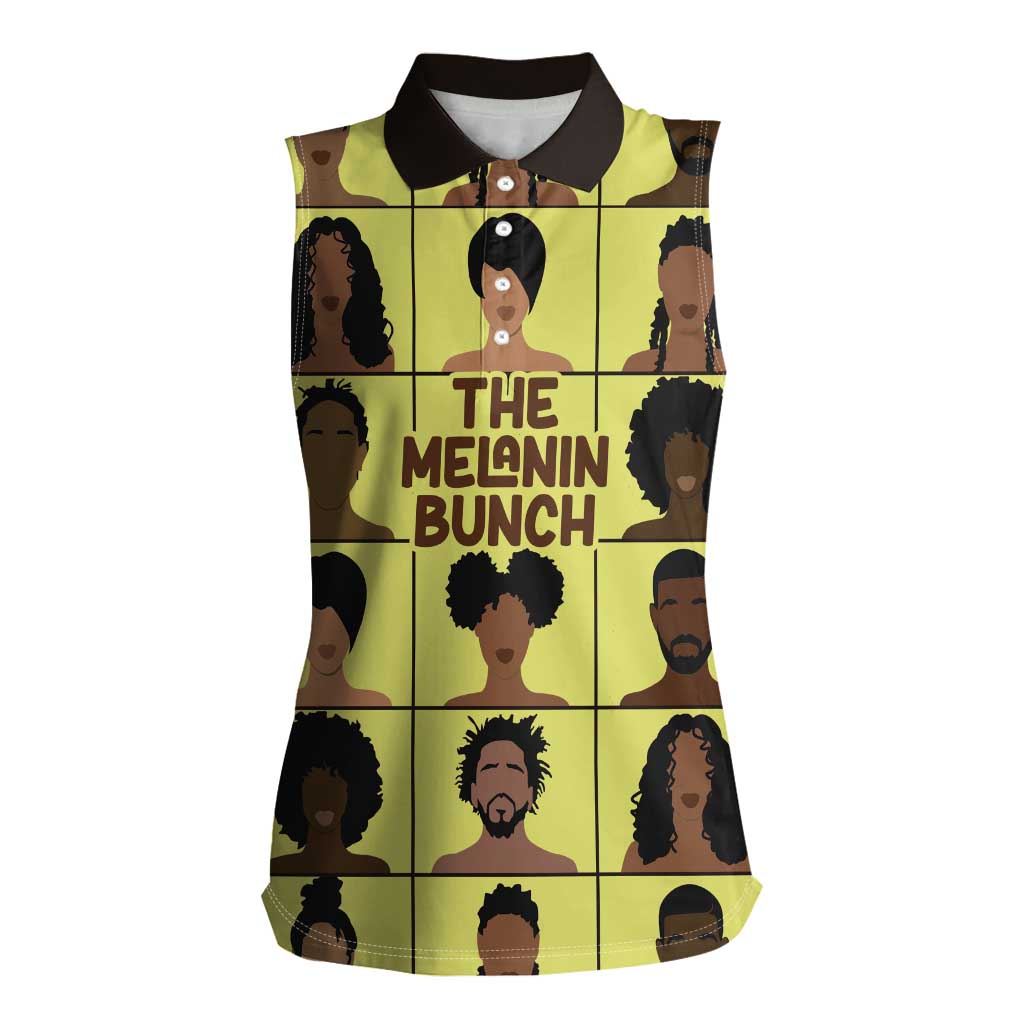 The Melanin Bunch Women Sleeveless Polo Shirt Africa Black People - Wonder Print Shop