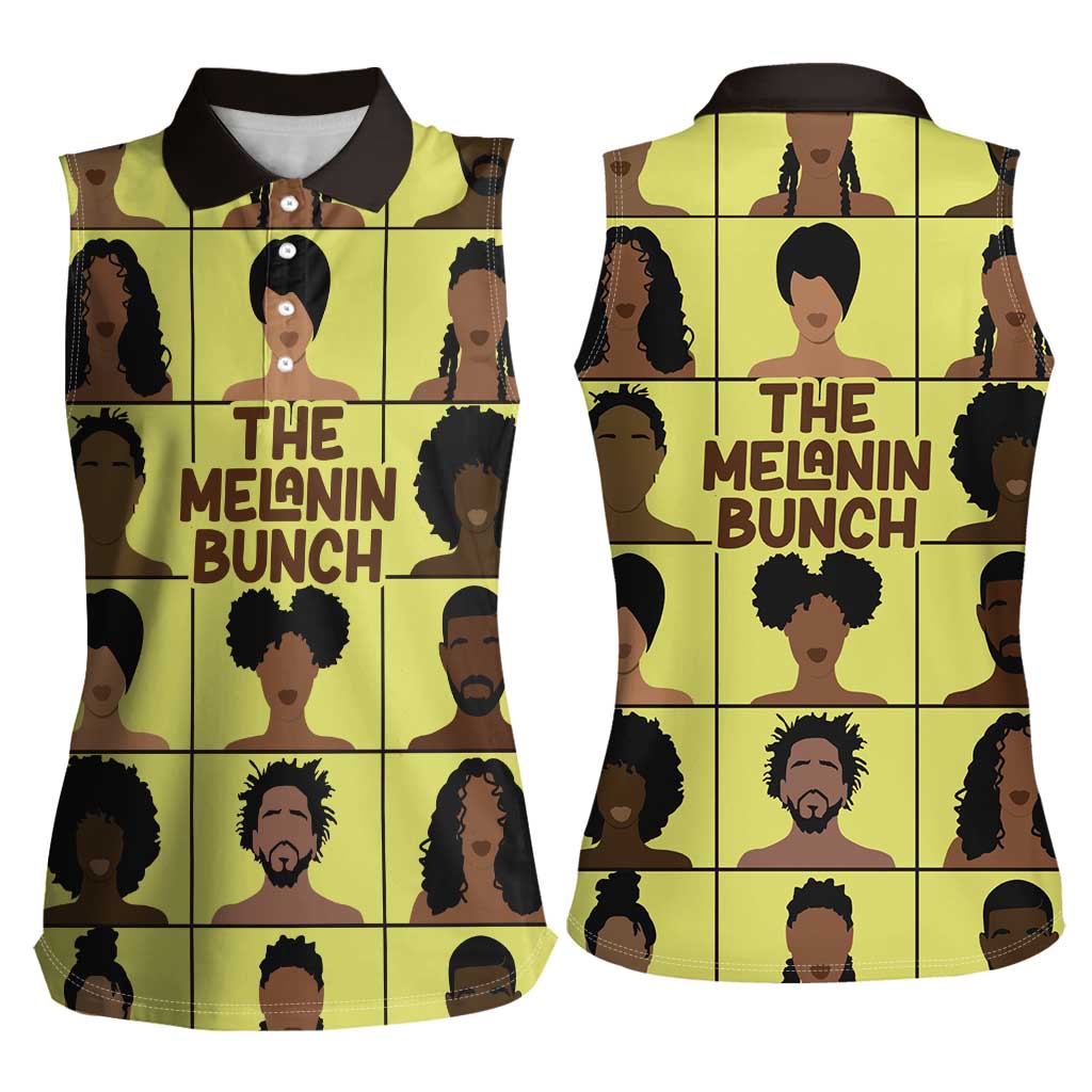 The Melanin Bunch Women Sleeveless Polo Shirt Africa Black People - Wonder Print Shop