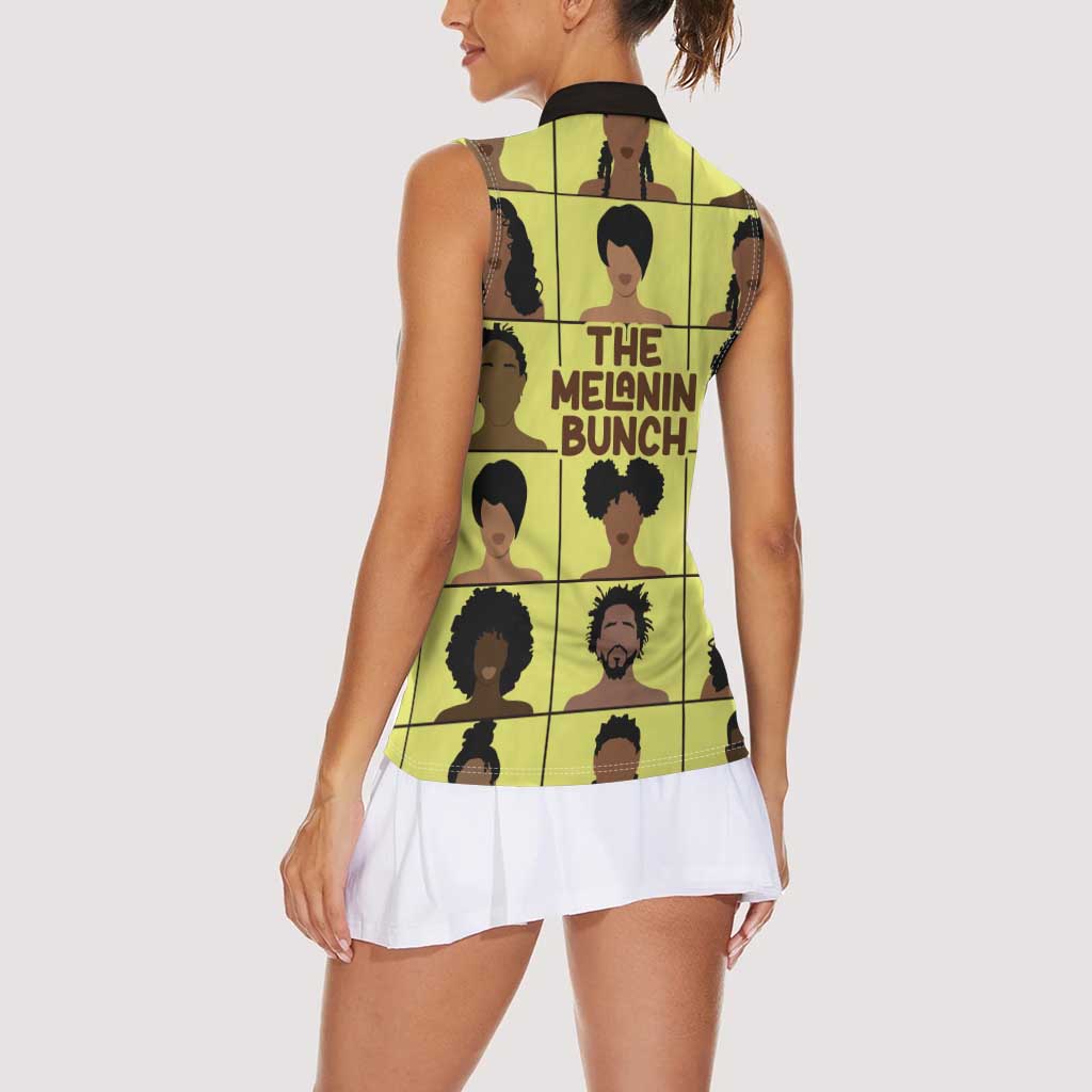 The Melanin Bunch Women Sleeveless Polo Shirt Africa Black People - Wonder Print Shop
