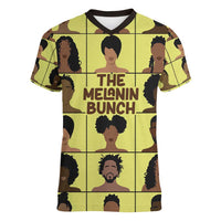 The Melanin Bunch Women V-Neck T-Shirt Africa Black People - Wonder Print Shop