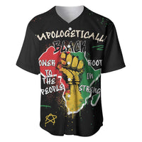 Power in Our Roots Baseball Jersey Unapologetically Black African