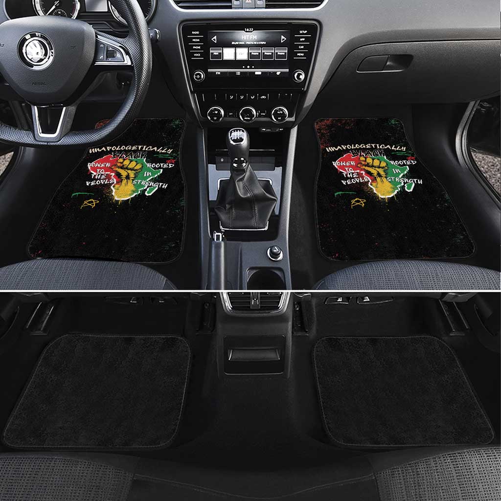 Power in Our Roots Car Mats Unapologetically Black African